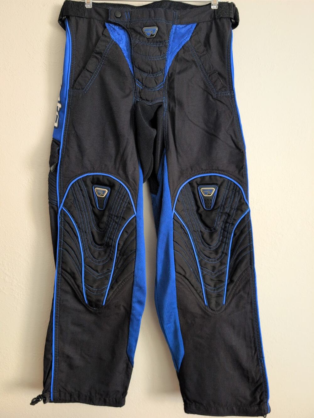 Proto Paintball Wear Mens/Youths Size Small Tech Gear Blue Black Padded 36"